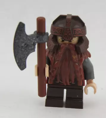 LEGO The Hobbit Lord Of The Rings MINIFIGURE GIMLI Lor013 9473 9474 79006 79008 • $14.88