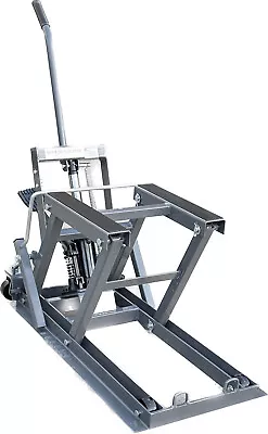 1500lbs Motorcycle ATV Hydraulic Scissor Lift Jack Stand Dirt Street Bike Hoist • $149.99