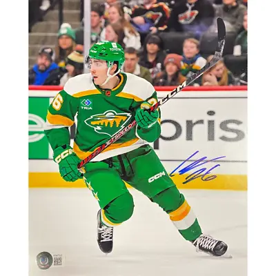 Connor Dewar Autographed Minnesota Wild 8x10 Photo Beckett • $34.99