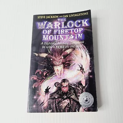 The Warlock Of Firetop Mountain By Steve Jackson Ian Livingstone Paperback 2002  • $19.90