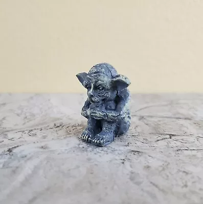 Dollhouse Sitting Gargoyle Goblin For Garden Large 1:12 Scale Miniature 1 1/4  • $4