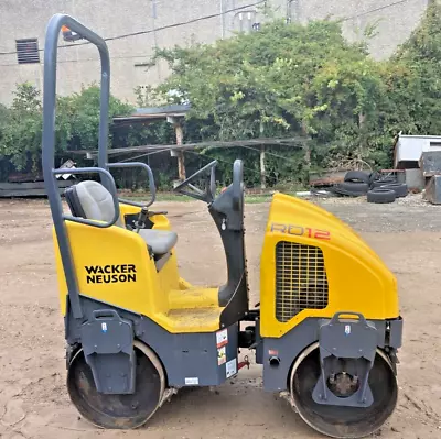 Wacker Nueson RD12 Vibratory Double Drum Asphalt Roller;  VIDEO • $11900