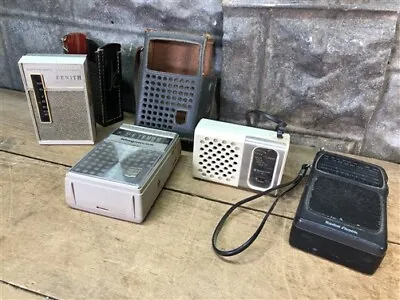 Transistor Radio Lot Magnavox Radio Shack Sanyo Zenith Vintage Electronics • $77