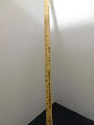 Vintage Wood Yardstick Illinois Accessibility Code Measuring Stick • $6.49