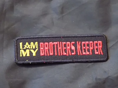 I Am My Brothers Keeper Masonic Patch Iron Sew Freemason Fraternity NEW! • $7.95