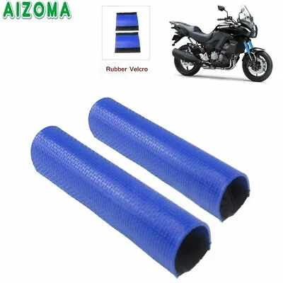 Universal Motorcycle Dirt Bike Rubber Front Fork Cover Protection Gaiters Boot • $20.44