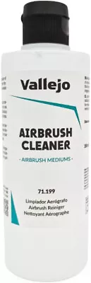 Airbrush Cleaner 200ml Vallejo Acrylic Paint Waterbased Model Air Non-Toxic NEW • £10.65