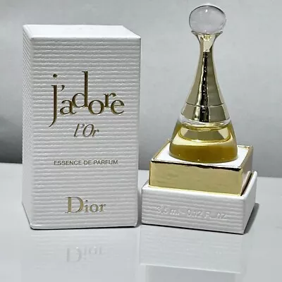 NEW Dior J'adore L'Or Essence De Parfum Women Splash Mini Size 3.5 Ml/0.12 Oz • $28.99