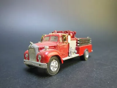 Ho Scale Metal Kit Built Mack B-series Fire Truck • $29.99