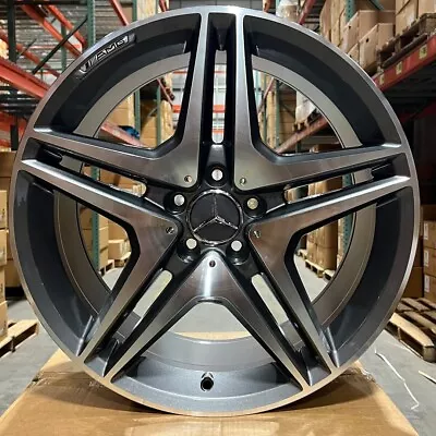 18  Amg Style Staggered Grey Wheels Rims Fits Mercedes Benz C E S Slk Sl Cl Cls • $790