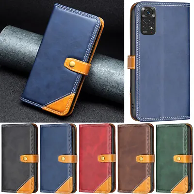 For Xiaomi Mi 12 Redmi 10C 10A A1+ Note 11E Retro Wallet Leather Flip Case Cover • $14.95