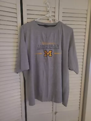 Mens Michigan Wolverines Xl Gray T Shirt • $9.99