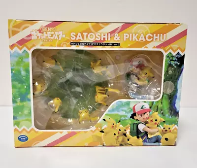 New Pokemon Ash & Pikachu Megahouse G.e.m. Figure - Usa Seller • $99.99