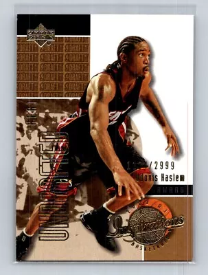 2002  Upper Deck Inspirations #180a Udonis Haslem Rookie RC XRC /2999 • $3.99