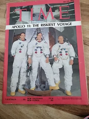 Time Magazine July 25 1969 Volume 94 No 4 Apollo 11 Moon Landing • $40