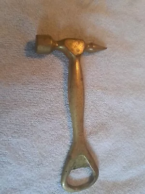 Vintage Brass Bottle Opener/Toffee Hammer/Ice Pick Heavy • $21