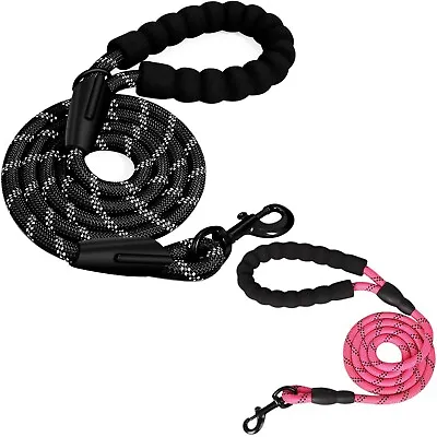 Dog Leash Rope Braided Pet Leads Strong Soft For Medium Large Dogs Walk 5FT New! • £3.55