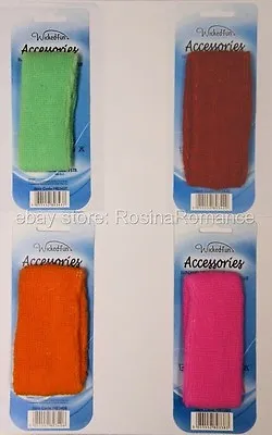 Coloured Sweatbands Headbands Rave Party Disco Clubwear Fancy Dress Accessories • £2.99