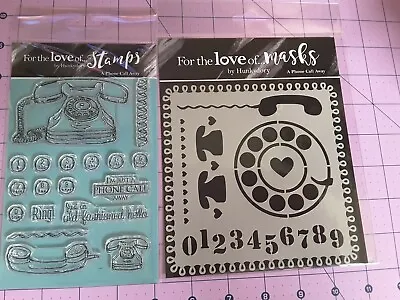 £7.95 • Buy New Hunkydory For The Love Of Stamps & Masks (stencils) Set. A Phone Call Away
