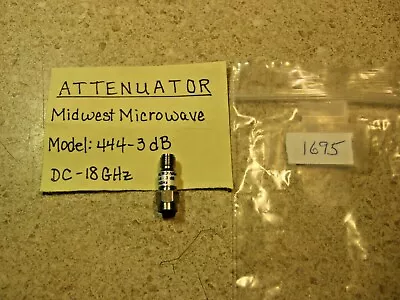 Midwest 263-3 SMA 3dB 18 GHz Attenuator • $18.95