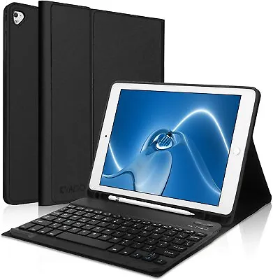 For IPad 7/8/9th Gen 10.2  2021 Bluetooth Keyboard Case Cover With Pencil Holder • £19.99