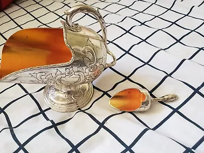 $25.99 • Buy Antique Silver Plated Sugar Scuttle With Scoop. Raimond. 