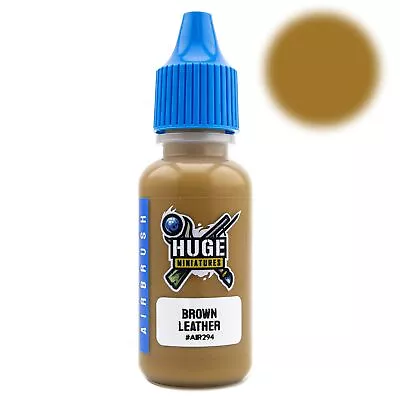 Huge Miniatures Airbrush Paint Brown Leather Acrylic Model Color – 17ml Bottle • $4.49