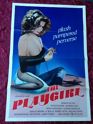 THE PLAYGIRL VERONICA HART SAMANTHA FOX 1-SHEETO MOVIE POSTER Sexploitation 1982 • $32.38