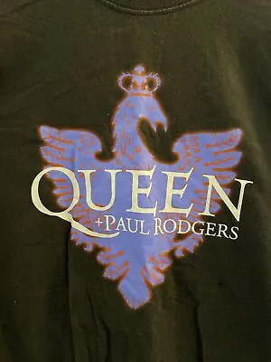 Queen + Paul Rodgers Tour T-Shirt (Black / Large) • £4.99