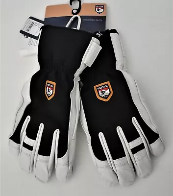 Hestra Size 11 XXL Army Leather Patrol Ski Gloves 5 Finger Alpine Pro Unisex • $114.92