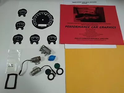 Vintage Mopar Dodge 1969 Charger B Body Ralleye Cluster Gauges Parts Overlays • $8