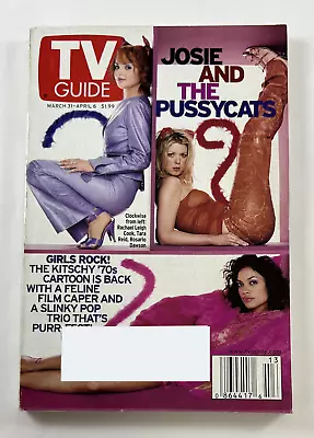 TV Guide March 31-April 6 2001 Josie And The Pussycats On Cover MT3 • $12