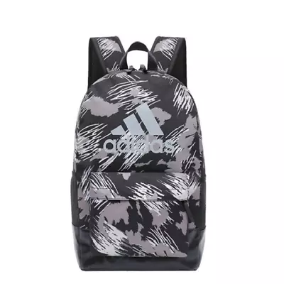 Adidas Light Weight Basic Backpack - Black/Gray/Blue • $30