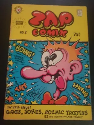 1968 ZAP Comix #2 3rd Printing R. Crumb Apex Novelties Underground Comix  • $7