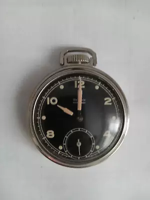 Vintage Westclox Pocket Ben Radium Black Dial Pocket Watch...working • $49.95