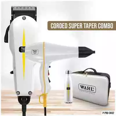 Wahl Prolithium Corded/Cordless Super Taper And PowerDry Hair Dryer Combo • $169.15