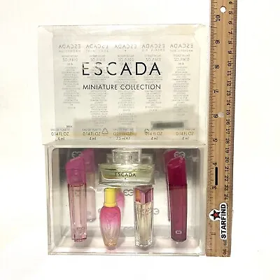Escada Miniature Collection Gift Set Parfum Toilette Mini Retired Splash READ⭐️ • $69.99