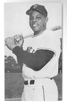 1966 JD McCarthy Postcard ~ WILLIE MAYS ~ Type 12 Reverse • $59