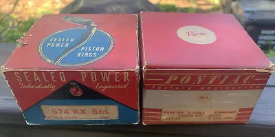 Lot Of 2 Vintage Sealed Power Piston Ring Set Pontiac 6 Cyl NOS • $79.99