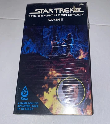 $7 • Buy Vintage 80's 1984 Star Trek III  THE SEARCH FOR SPOCK  FASA Game Opened