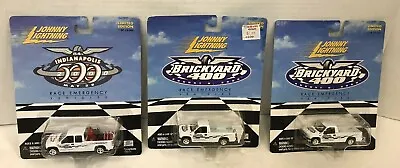 (3) Vintage 2000 Johnny Lightning Race Emergency Vehicles New In Blister Pack!  • $23.79