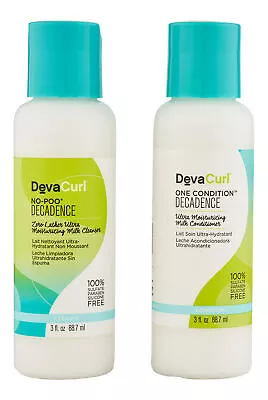 DevaCurl No-Poo Decadence 3 Oz & One Condition Decadence 3 Oz. Hair Care Set • $30.96