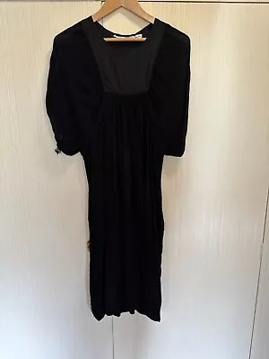 Isobel Marant Etoile Size 42/12 Silk Mix Fully Lined With Pockets Black Dress • $69.99