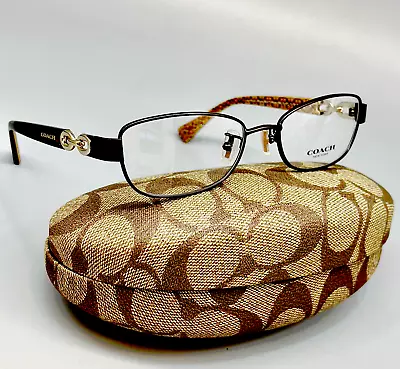 COACH HC5054 / 9187 Woman's Eyeglasses 51-17-135mm - Satin Brown - 100% Original • $50