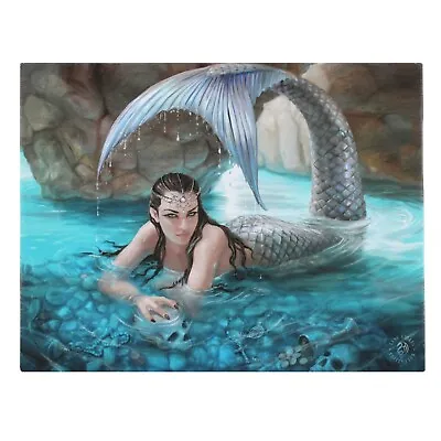 Fantasy Gothic Mermaid  Fantasy Siren  Canvas Print  Hidden Depths Anne Stokes • $9.95