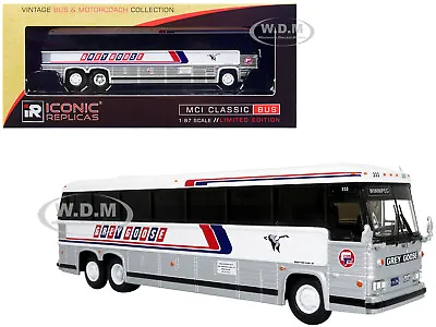 Mci Mc-12 Bus  Grey Goose Lines  Winnipeg 1/87 Diecast Iconic Replicas 87-0344 • $49.95