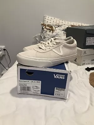 Size 10 - VANS Epoch Sport LX Brand New BNWT Unworn Beige Vans Vault All White • $70