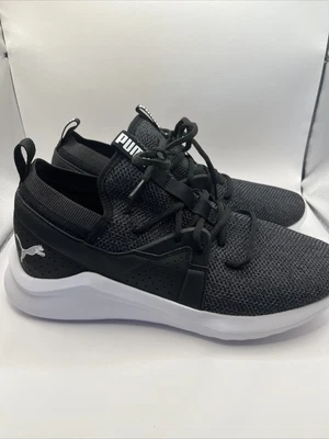 $90 • Buy Unisex Puma ‘Emergence’ Trainers (192344-01) Black Mens US 10 New Without Box