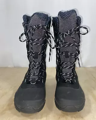 Merrell Thermo Aurora Arctic Grip Waterproof Snow Boots Black Women 5 • $29.99