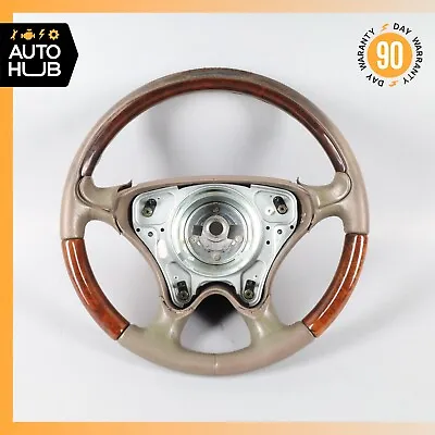 99-02 Mercedes R129 SL500 SL600 Steering Wheel Wood Java OEM • $265.60